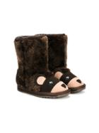 Emu Kids Bear Boots - Brown