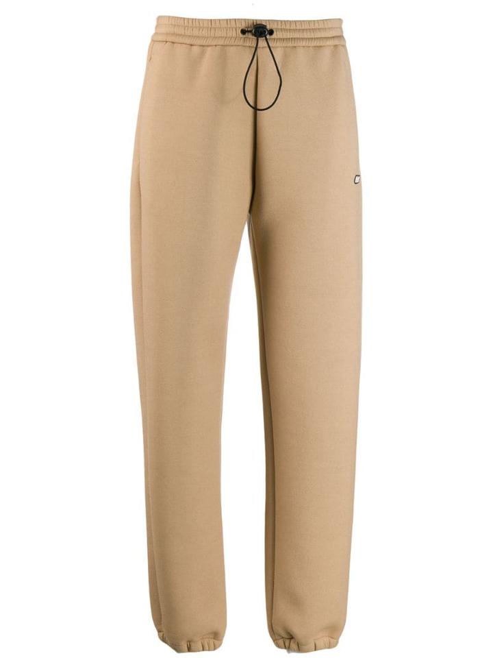 Msgm Logo Track Pants - Neutrals