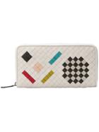 Bottega Veneta Zip-around Wallet - Neutrals