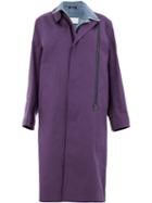 Maison Margiela Loose Fitted Coat - Purple