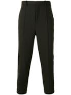 Neil Barrett - Cropped Tailored Trousers - Men - Elastodiene/polyester/virgin Wool - 50, Brown, Elastodiene/polyester/virgin Wool