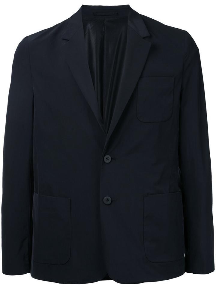 Estnation - Patch Pockets Blazer - Men - Nylon - M, Black, Nylon