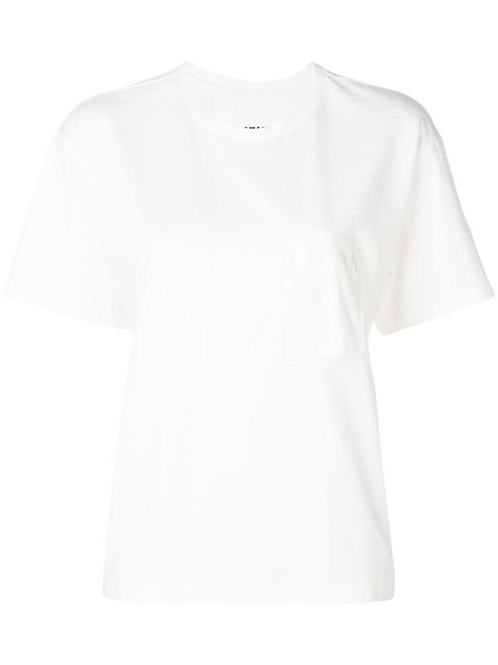 Mm6 Maison Margiela Patch Pocket T-shirt - White