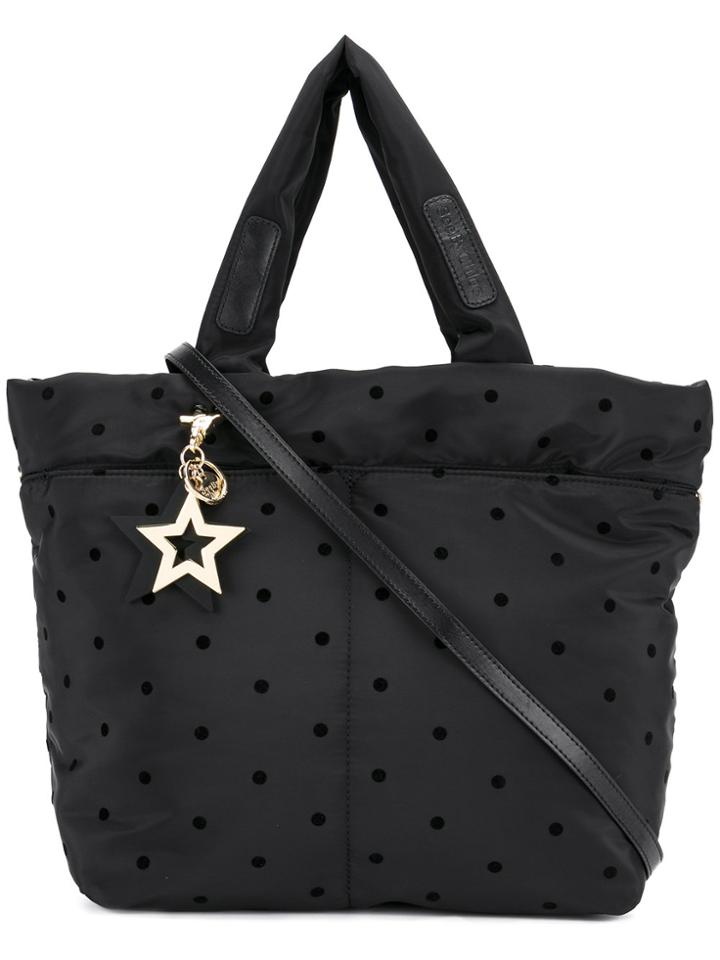 See By Chloé Polka-dot Shopper Tote - Black