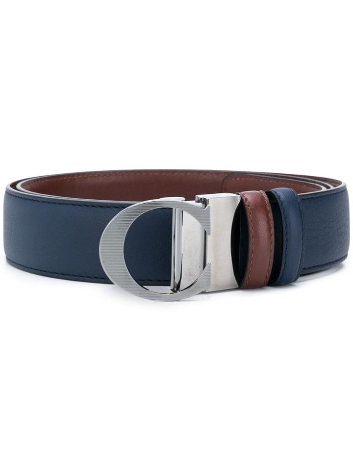 Canali Buckled Belt - Blue