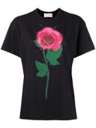 Christopher Kane - 'beauty And The Beast' T-shirt - Women - Organic Cotton - S, Women's, Black, Organic Cotton