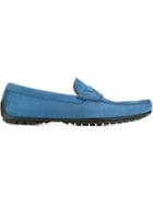 Dolce & Gabbana Classic Loafers, Men's, Size: 42, Blue, Rubber/calf Leather/leather
