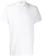Versace Jeans Printed Crest Polo Shirt - White