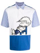 Jc De Castelbajac Pre-owned 1980s Cartoon Print Polo Shirt - White