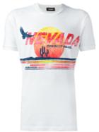 Dsquared2 'nevada' T-shirt, Men's, Size: Medium, White, Cotton