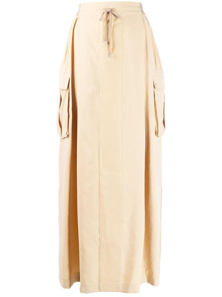 Lorena Antoniazzi Pull-on Maxi Skirt - Neutrals