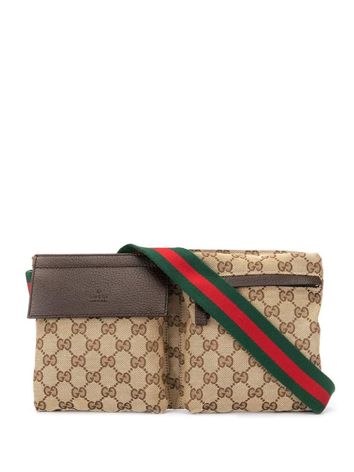 Gucci Pre-owned Gg Bum Bag - Brown