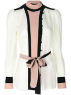 Valentino Colour Block Shirt - White