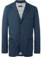 Loro Piana Flap Pocket Blazer, Men's, Size: Xxxl, Blue, Polyamide/polyurethane/polyester