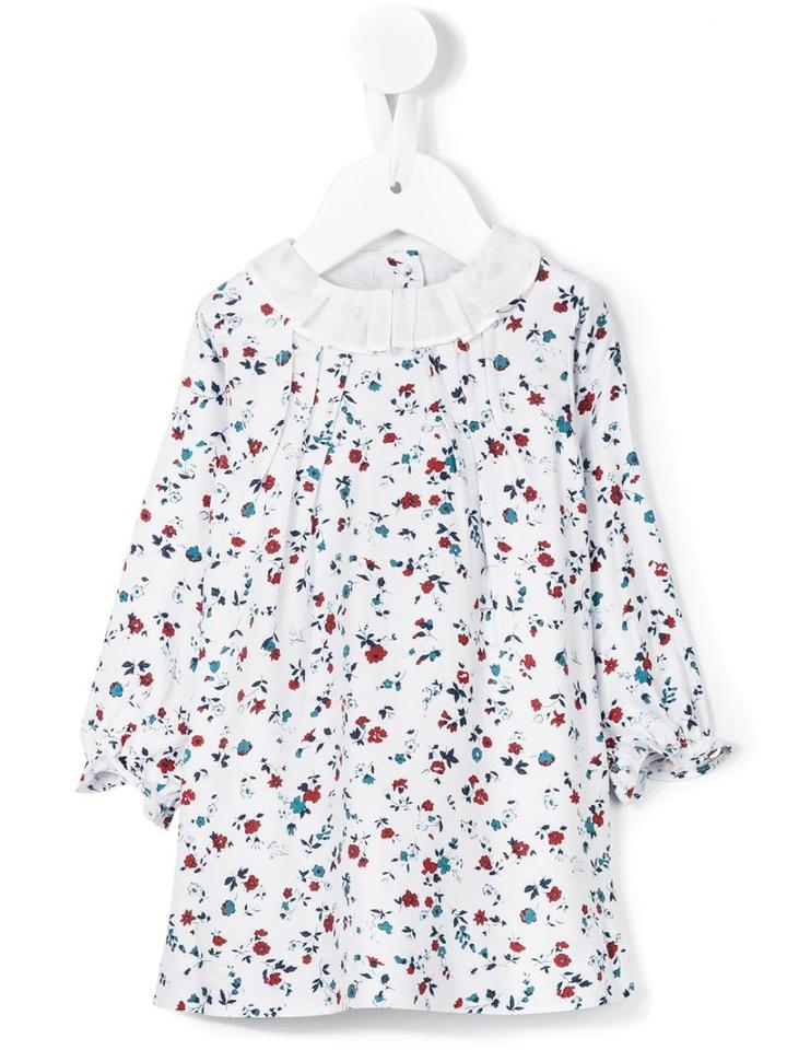 Knot - Printed Collar Dress - Kids - Cotton/viscose - 36 Mth, White