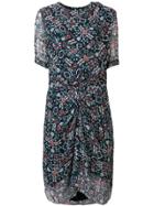 Isabel Marant Étoile Geometric Print Shift Dress - Black