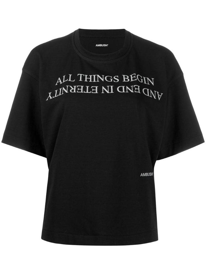 Ambush Boxy T-shirt - Black