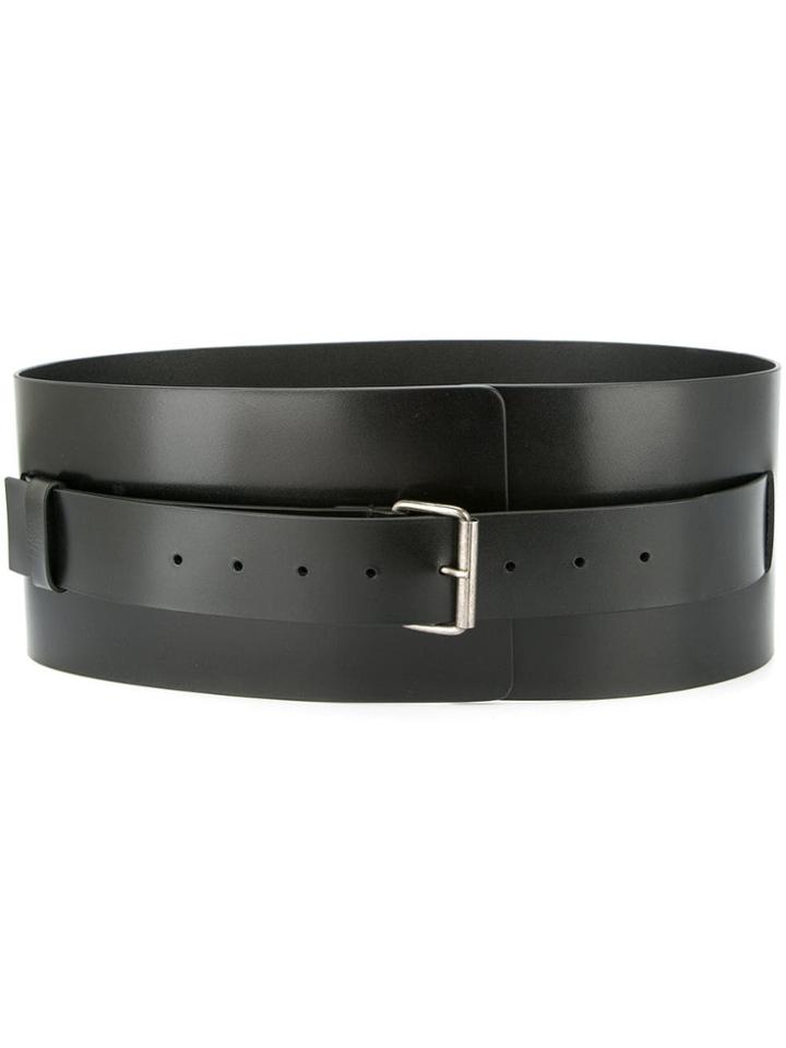 Ann Demeulemeester Double Belt - Black