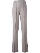 Agnona Side Stripe Trousers - Nude & Neutrals