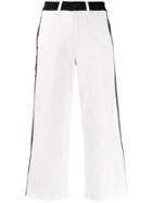 Frame Ali Wide Leg Cropped Jeans - White