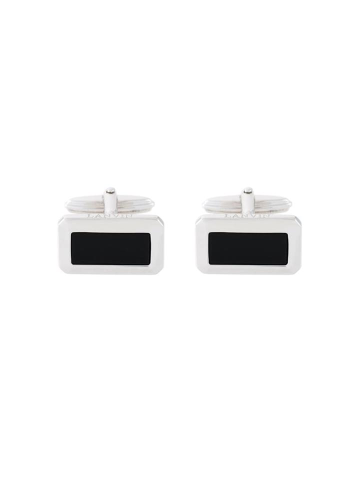 Lanvin Rectangular Stone Cufflinks