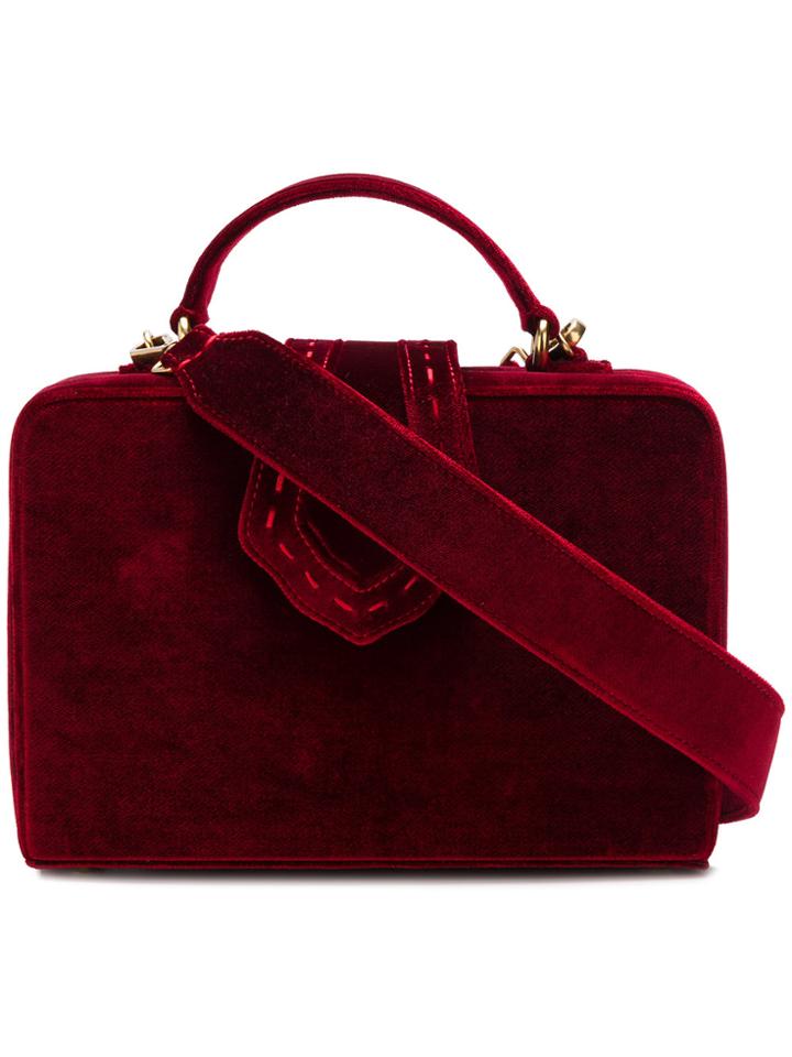 Mehry Mu Box Crossbody Bag - Red