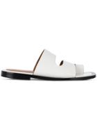 Joseph Toe Strap Slide Sandals - White