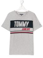 Tommy Hilfiger Junior Teen Branded T-shirt - Grey
