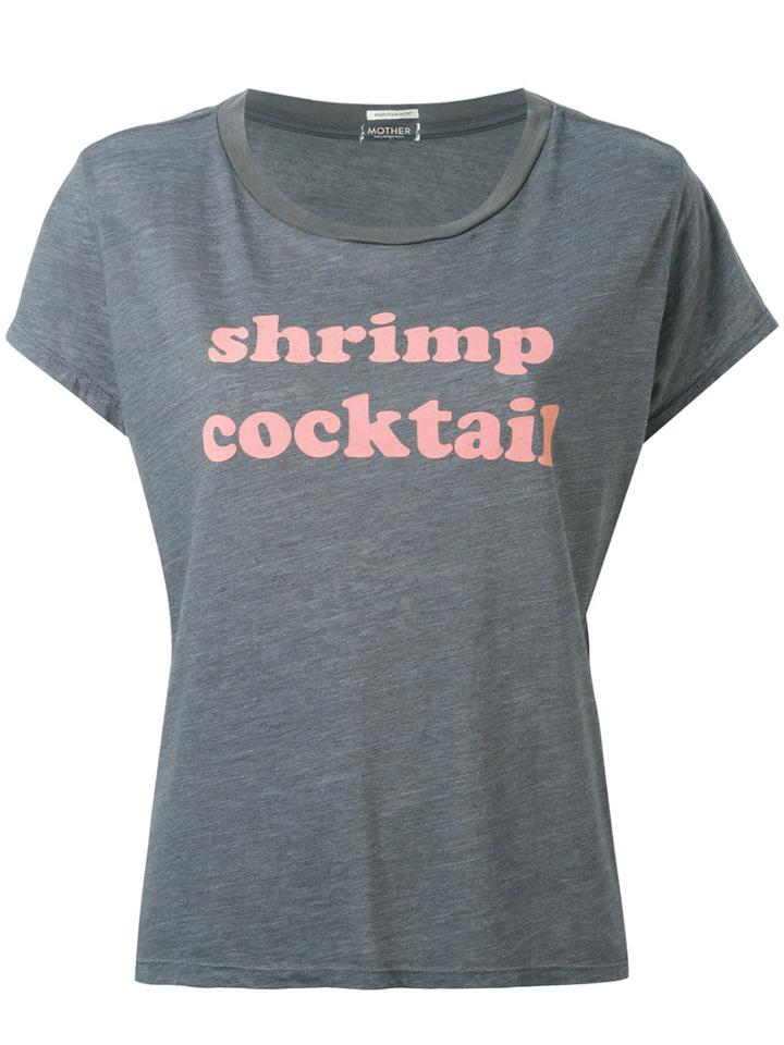 Mother Shrimp Cocktail T-shirt, Women's, Size: Xs, Grey, Cotton/polyester/viscose