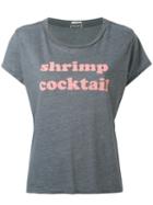 Mother Shrimp Cocktail T-shirt, Women's, Size: Xs, Grey, Cotton/polyester/viscose