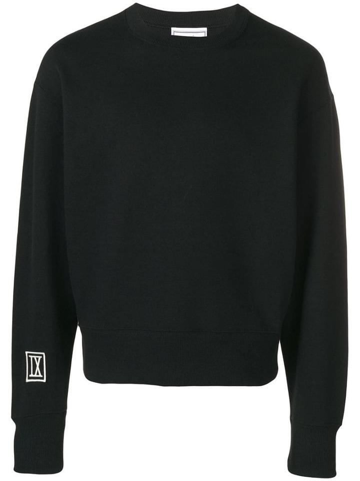 Ami Paris Relaxed Fit Sweatshirt - Black