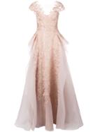 Marchesa A-line Gown - Gold