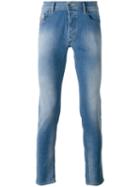 Diesel Faded Effect Jeans, Men's, Size: 29, Blue, Cotton/spandex/elastane
