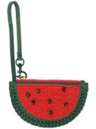 Tory Burch Watermelon Zipped Wallet - Red