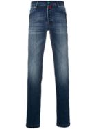 Kiton Straight Leg Jeans - Blue