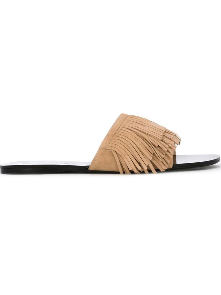 Anna Baiguera Fringed Sliders