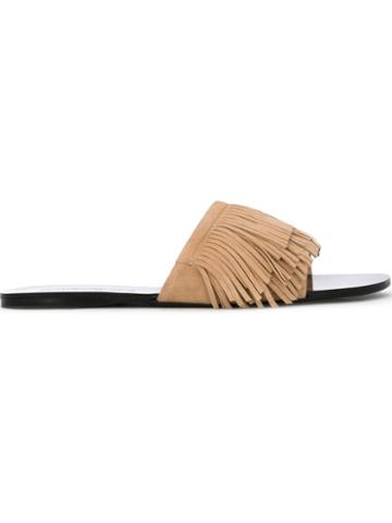 Anna Baiguera Fringed Sliders