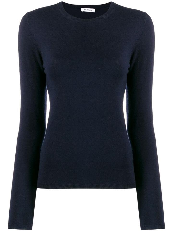 P.a.r.o.s.h. Lilla Crew Neck Sweater - Blue