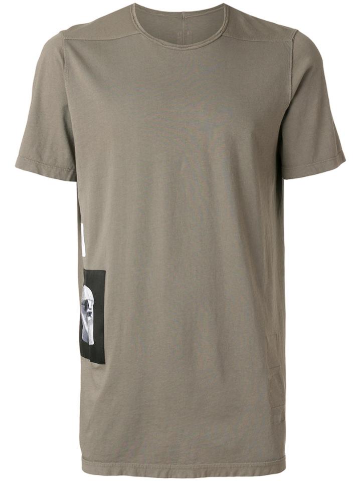 Rick Owens Drkshdw Printed Patch T-shirt - Grey