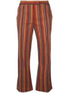 Rosie Assoulin Striped Flared Trousers
