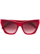 Saint Laurent Eyewear Kate Sunglasses - Red