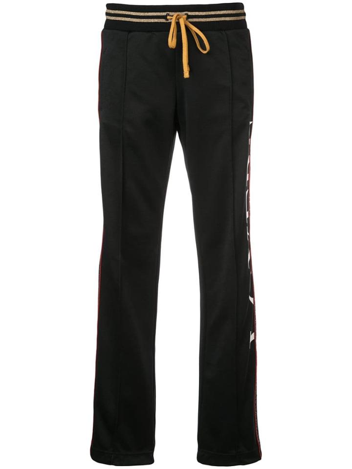 Amiri Embellished Side Stripe Track Pants - Black
