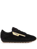 Prada Logo Patch Low-top Sneakers - Black