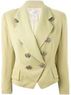 Christian Dior Vintage Double Breasted Jacket, Women's, Size: 38, Green