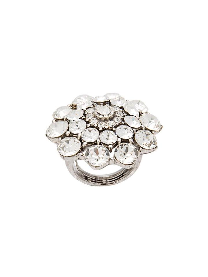 Oscar De La Renta Jeweled Ring, Women's, Metallic