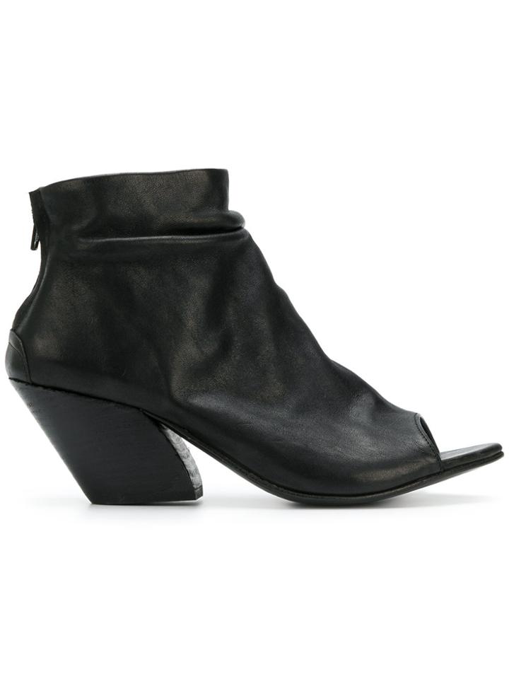 The Last Conspiracy Open Toed Booties - Black