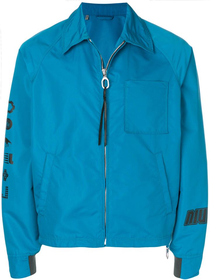 Lanvin Cropped Lightweight Jacket - Blue