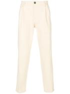 Pt01 Herringbone Pattern Trousers - White