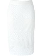 Ermanno Scervino Macrame Mid-length Pencil Skirt