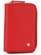 Versace All Around Zip Cardholder - Red